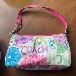 Coach Bag Rainbow Purse Small